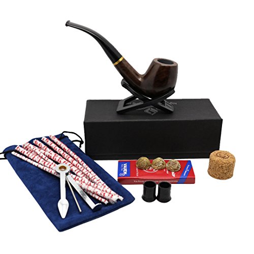 Naimo Brand New Durable Wooden Tobacco Smoking Pipe Filters Pipe Stand