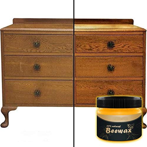2Pcs Beeswax Polish for Wood Furniture 1pc SpongeFurniture Care Polishing Beeswax Waterproof Wear-Resistant Wax for Wooden Tables Chairs Cabinets Doors Protect and Enhance The Shine A