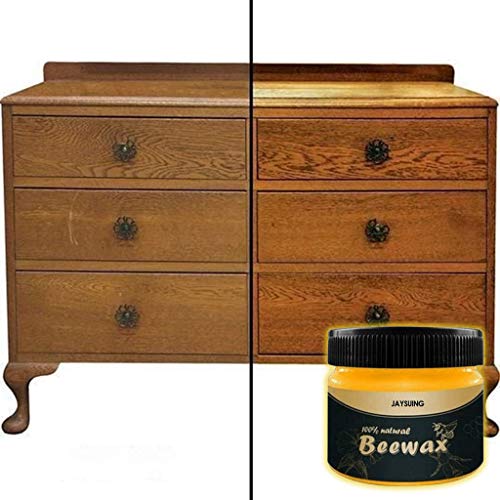 Beeswax Polish Set for Wood FurnitureFurniture Care Polishing Beeswax Waterproof WearResistant Wax for Wooden Tables Chairs Cabinets Doors Protect and Enhance The Shine C