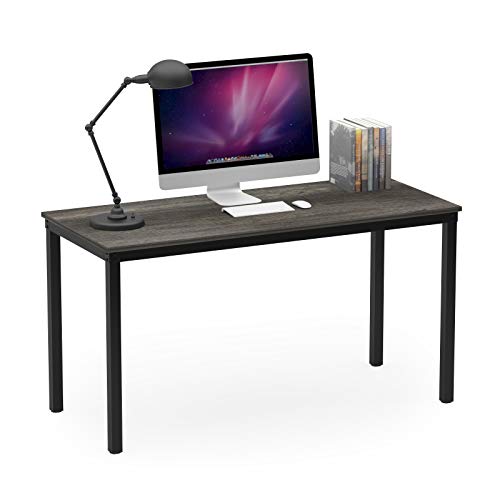 Teraves Computer DeskDining Table Office Desk Sturdy Writing Workstation for Home Office 4724 Black Oak