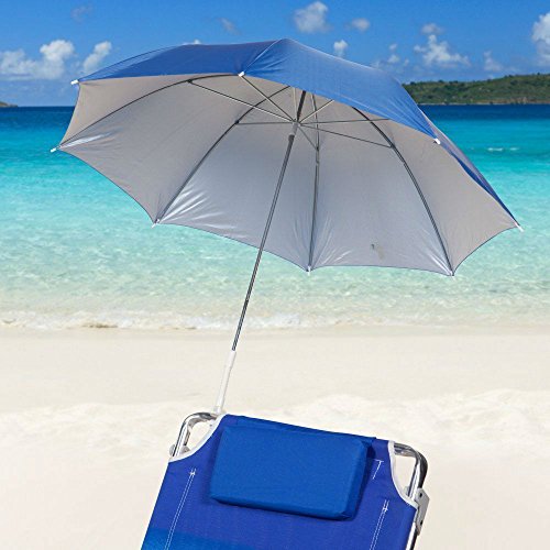 Icetek Sports Clamp-on Beach Umbrella Blue