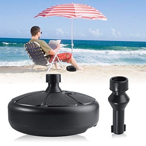 CHERRY BABY Round Shape Plastic Umbrella Base - Heavy Duty Umbrella Stand - Patio Umbrella Holder - Fillable Umbrellabase for Outdoor Sports Sundale