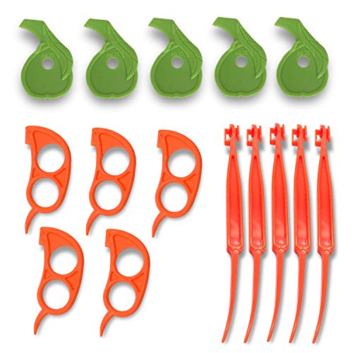 NAHAO Orange Pomelo Citrus Peelers Set of 15 Peel Orange Peel Essential Tools Easy Slicer Cutter Peeler Remover Opener Kitchen Accessories Knife Cooking Tool Kitchen Gadget