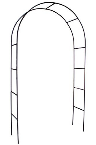 1Go Steel Garden Arch 78 High x 45 Wide Garden Arbor for Various Climbing Plant Outdoor Garden Lawn Backyard