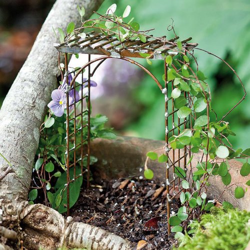 Miniature Fairy Garden Trellis Arbor
