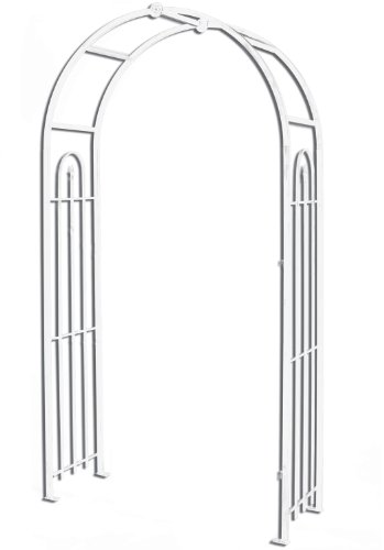 Panacea Products Arched Top Garden Arbor White