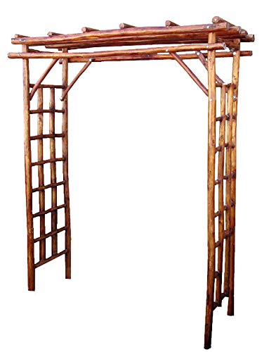 Master Garden Products MGP Teak Wood Arbor 60 W X 24 D X 84 H