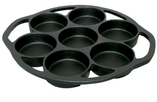 King Kooker 7bps Pre-seasoned Cast Iron Biscuit Pan