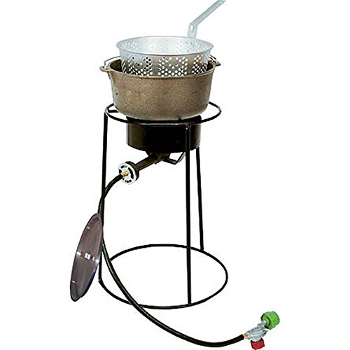 20 Portable Outdoor Cooker with 6 Qt Cast Iron Pot