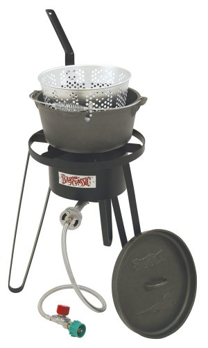 Bayou Classic B159 Outdoor Fish Cooker With Cast Iron Fry Pot