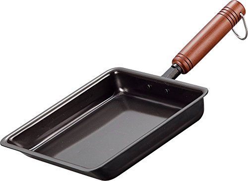 Comolife Hand Made Iron Tamagoyaki Japanese Omelette Pan Made in Japan Size  1361 x 780 x 269 Inch
