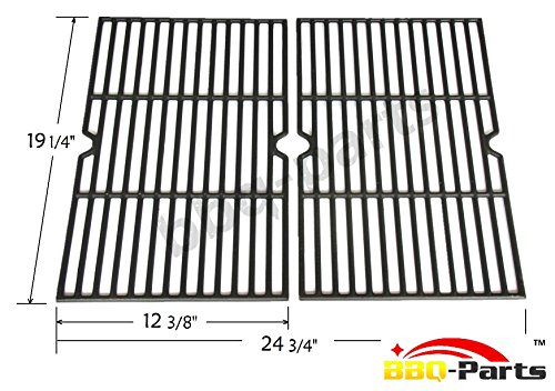 Hongso Pcb152 Universal Gas Grill Grate Cast Iron Cooking Grid Replacement Sold As A Set Of 2