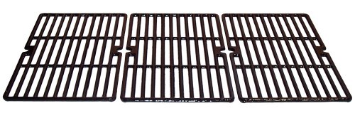 Music City Metals 66613 Gloss Cast Iron Cooking Grid Replacement For Gas Grill Model Kenmore 41516661 Set Of 3