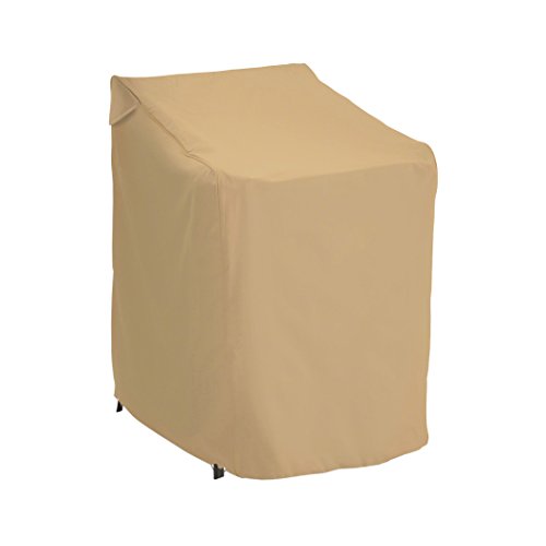 Classic Accessories Terrazzo Stackable Patio Chair Cover - All Weather Protection Outdoor Furniture Cover 58972-EC