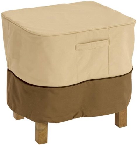 Classic Accessories Veranda Square Patio OttomanSide Table Cover - Durable and Water Resistant Patio Furniture Cover Small 70972