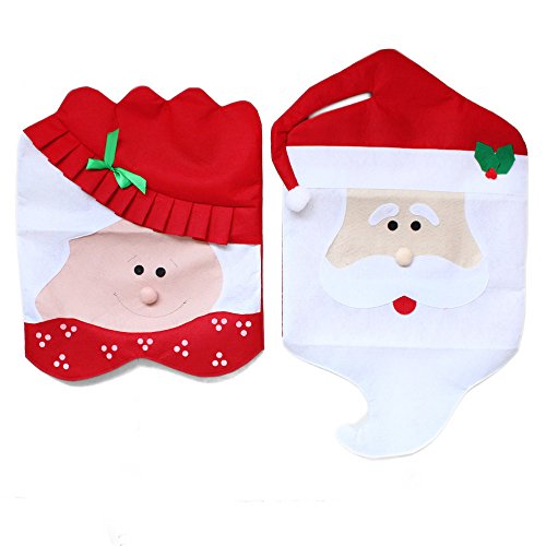 2016 New Style Mr and Mrs Santa Claus Dining Room Chairs Covers for Your Home and Christmas Party Mr  Mrs
