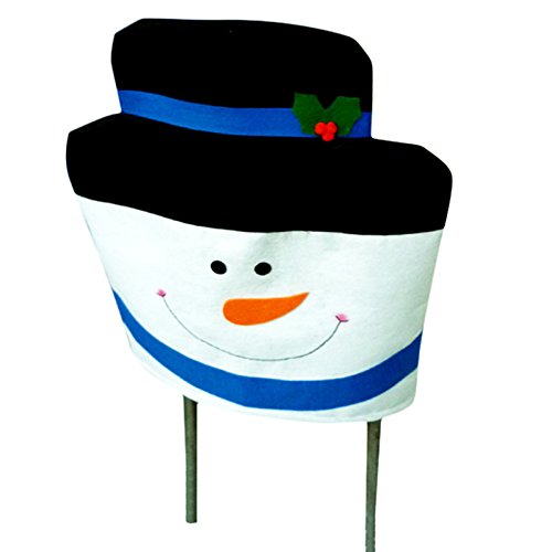 Christmas Decorations Snowman Chair Back Covers Christmas Dining Room Chair Covers Black