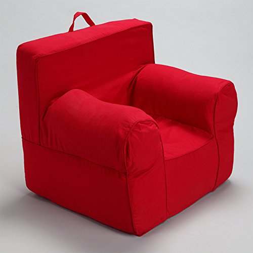 CUB CHAIRS Oversize Red Chair Cover for Foam Childrens Chair