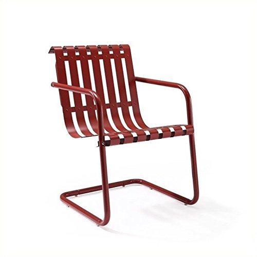 Crosley Gracie Retro Spring Chair Red