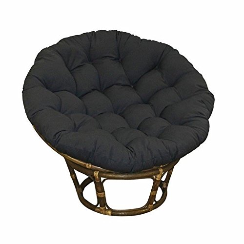 International Caravan Bali Rattan 42&quot Papasan Chair - Black