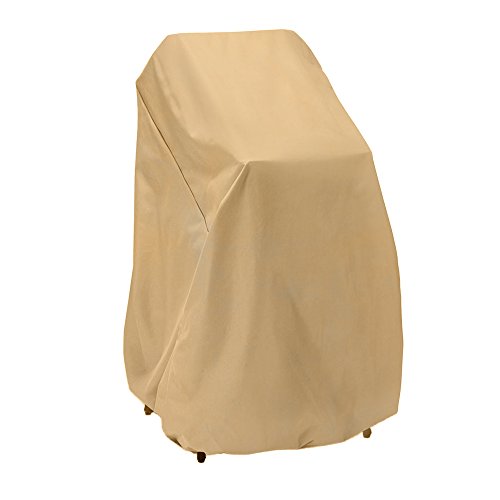 EmpirePatio Stack of Chairs Covers  Barstool Covers 49 in High - Nutmeg
