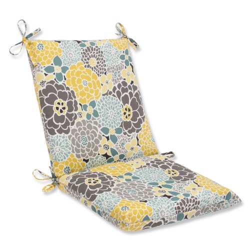 Pillow Perfect Outdoor Full Bloom Squared Corners Chair Cushion