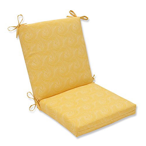 Pillow Perfect OutdoorIndoor Nabil Sunflower Squared Corners Chair Cushion