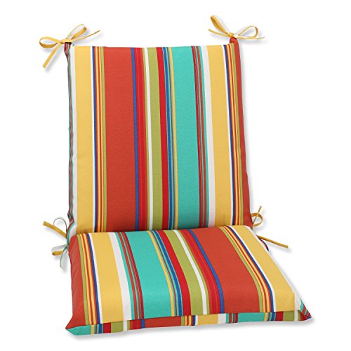Pillow Perfect Outdoor Westport Spring Squared Corners Chair Cushion Multicolored