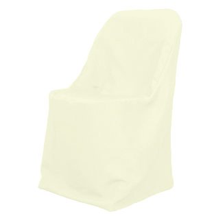 Richland&reg Folding Chair Cover Ivory Set Of 10