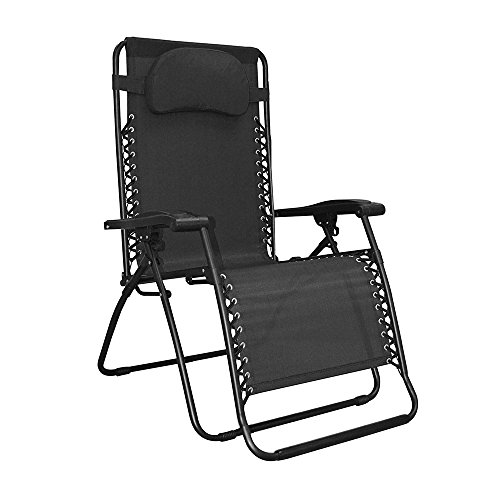 Caravan Sports Infinity Oversized Zero Gravity Chair Black