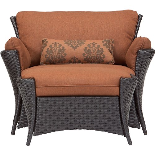 Hanover Strathmere Allure 2 Piece Set - Oversized Armchair And Ottoman