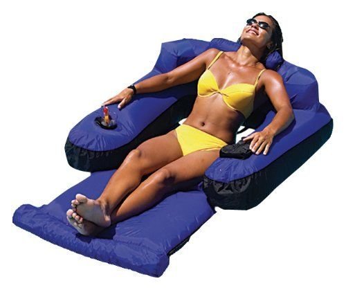 New Shop Floating Lounge Chair Float Pool Fun Inflatable Lounger Chair Oversized Adjust