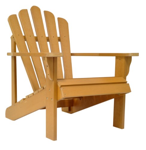 Shine Company Westport Classic Adirondack Chair Oversized Toffee