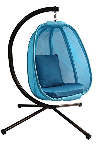 Flowerhouse Hanging Egg Chair Blue