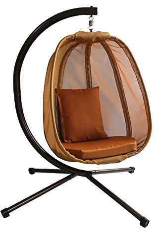 Flowerhouse Hanging Egg Chair Brown