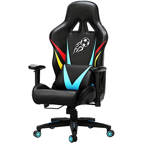 Adjustable Chairs E-Sports Chair Lunch Break Office Chair Reclining Boss Chair Bedroom Game Chair Home Computer Chair Living Room Leisure Rocking Chair World Cup Soccer Chair Load-Bearing 130KG