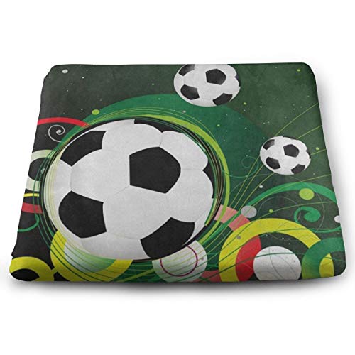 Ladninag Seat Cushion Sport Ball Football Soccer Chair Cushion Designer Offices Butt Chair Pads for Wheelchairs