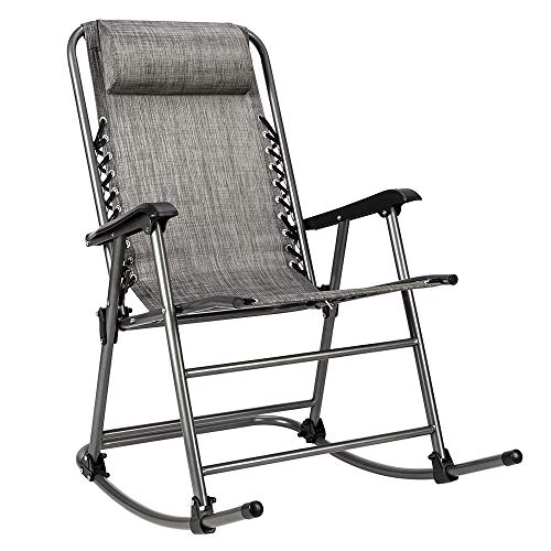 onEveryBaby Rocking Chair Leisure Chair for Living Room Gray
