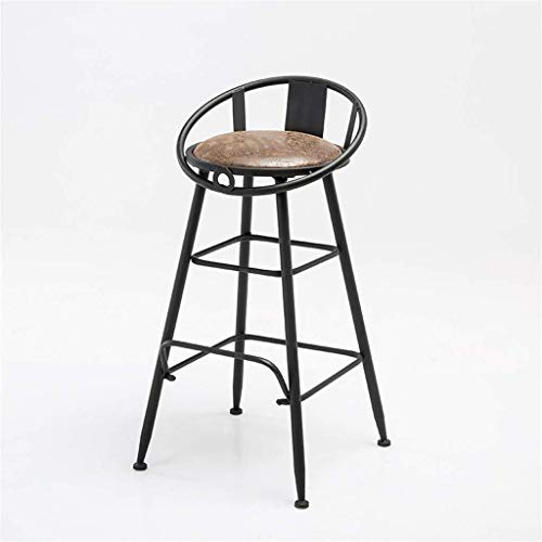 Xinhuatian Furniture Lounge bar Chair Metal softback high stools Family Restaurant Hotel Dessert Shop Dining Chair Bedroom Stool Easy to Care Living Room Furniture Chair