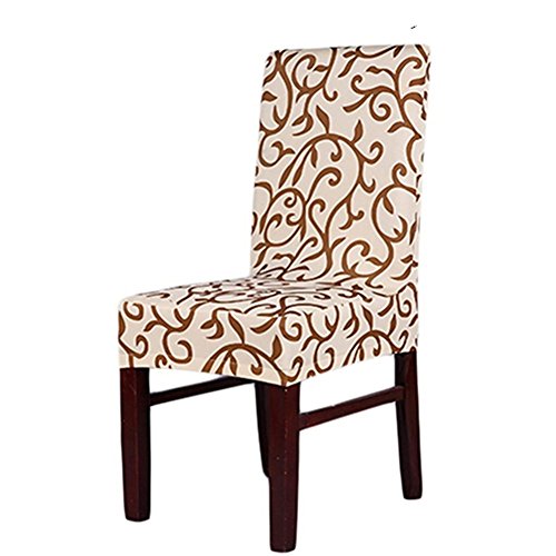 Shuohu Stretch Banquet Slipcovers Dining Room Wedding Party Short Chair Covers