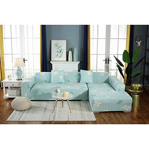 Ggtgft Sofa Cover Elastic All-Inclusive Polyester Sofa Slipcover Home Decorative 1234 Seat 4 Season Sofa Color  Sofa Cover Size  235-300 cm