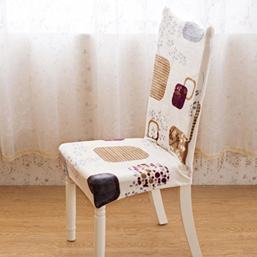 Gotd New Style Stretch Banquet Slipcovers Dining Room Wedding Party Chair Covers Multicolor e