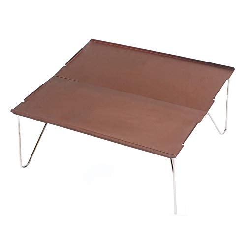 Outdoor Folding Table Portable Mini Outdoor Folding Tables Aviation Aluminum Desktop Stand Integrated Travel Folding Table Versatile and Simple Table with Storage Bag Outdoor Dining Table