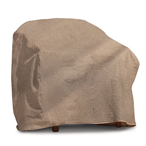 EmpirePatio P1W04PM1 Tan Tweed Extra Large Wicker Chair Cover