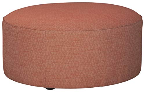 Signature Design by Ashley - Almanza Oversized Accent Ottoman Red