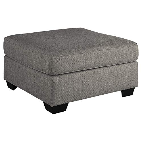 Signature Design by Ashley - Larusi Contemporary Oversized Accent Ottoman Gray