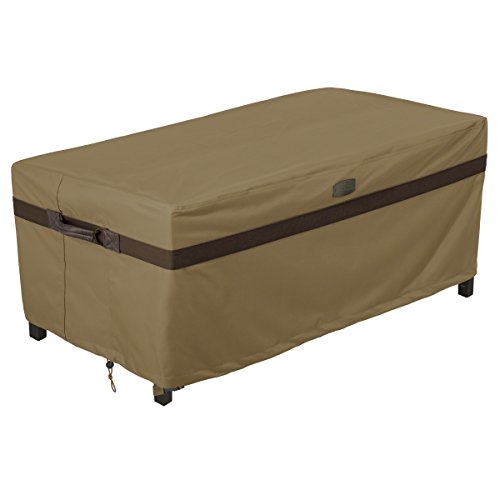 Classic Accessories Hickory Patio Coffee Table Cover - Durable and Water Resistant Patio Set Cover 55-631-240101-EC