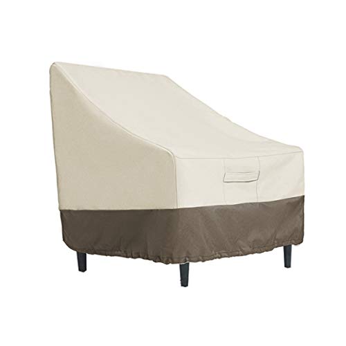 PHI VILLA Patio Lounge ChairClub Chair Cover Durable Waterproof Outdoor Furniture Cover Medium L31 x D38 x H31