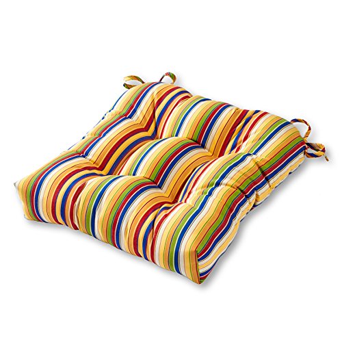 Sunbrella Fabric IndoorOutdoor Chair Cushion 20-Inch Castanet Stripe
