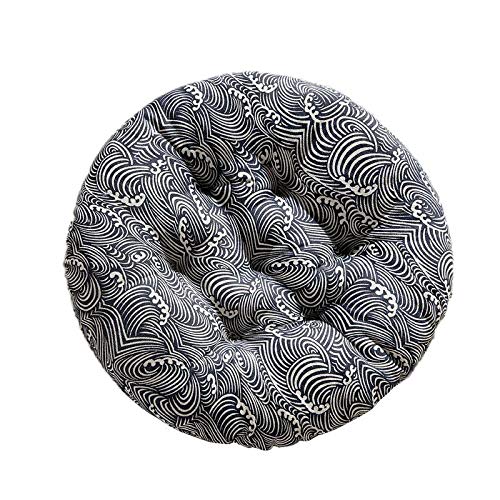 Leono Freedi Round Chair Pad - Seat Cushion Super Breathable Stool Cushions Non-Slip Chair Pad Garden Patio IndoorOutdoor Chair Pad18 inches in Diameter